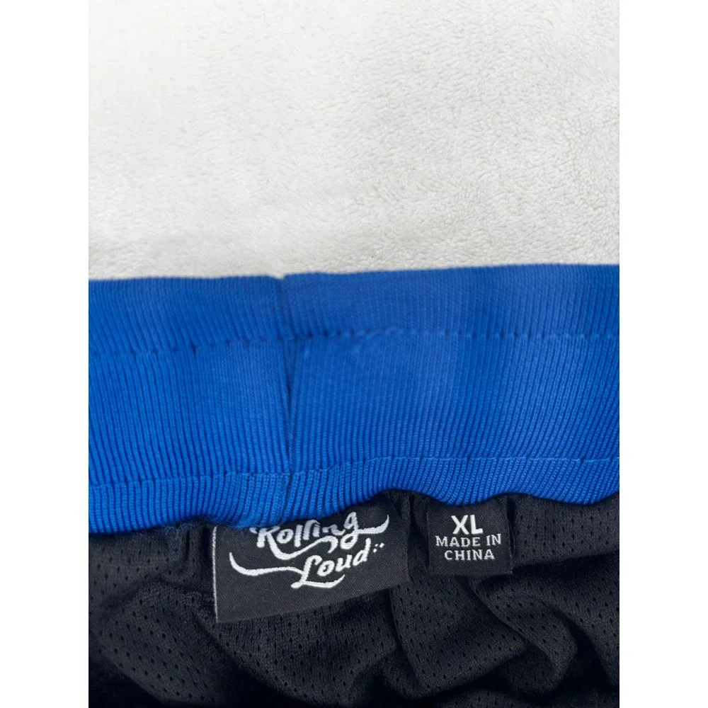 Rolling Loud Basketball Mesh Shorts Mens‎ XL Blue Black Red NY Festival Merch